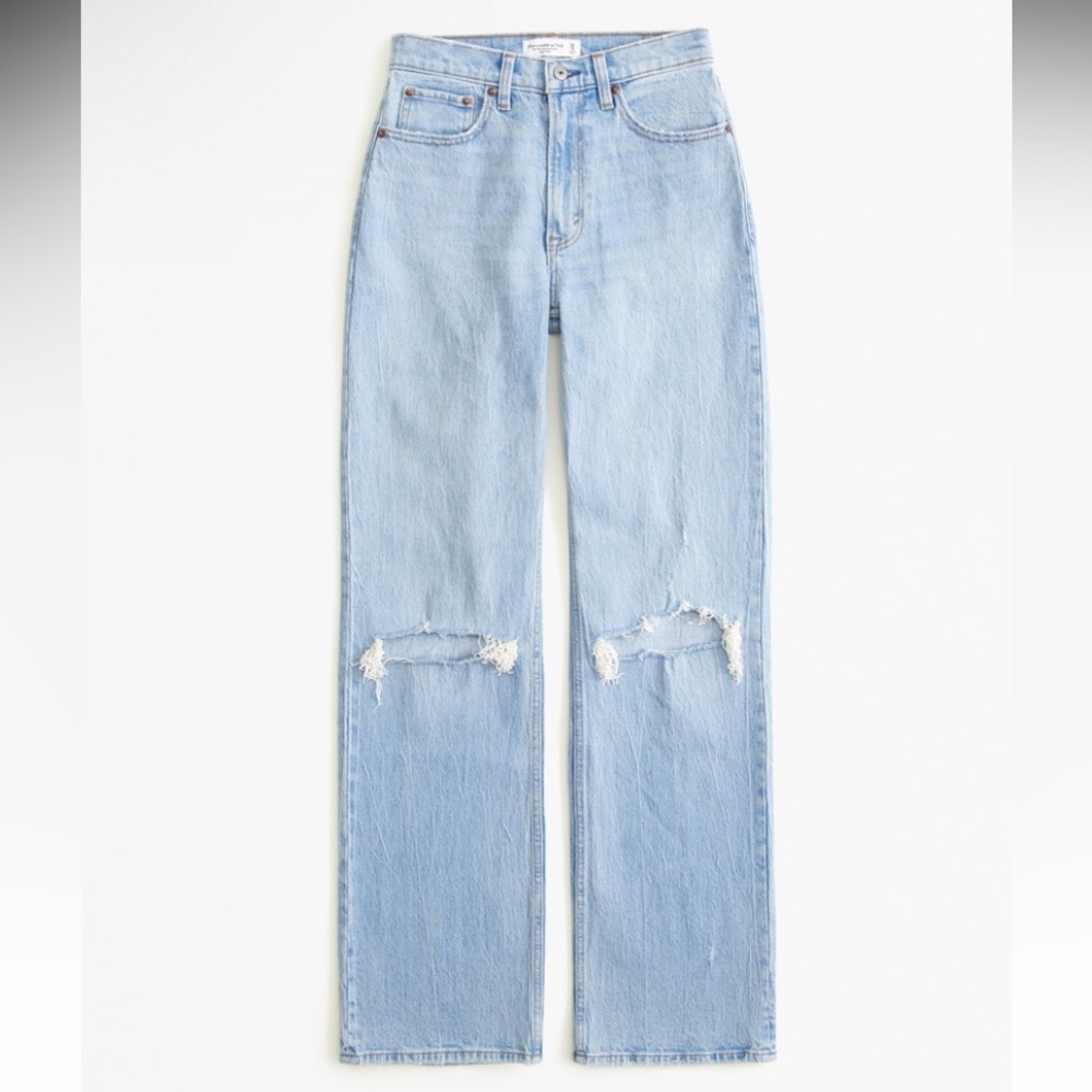 The Ankle Straight Ultra High Rise A&F